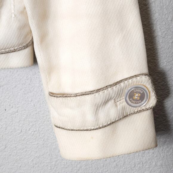 Louis Vuitton Women’s Designer Jacket Vintage Luxury Old Money Neutral US Size 2 - Picture 8 of 14